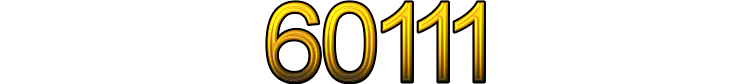 Number 60111