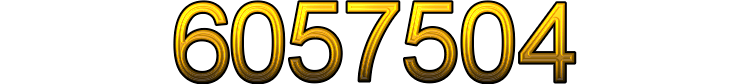 Number 6057504