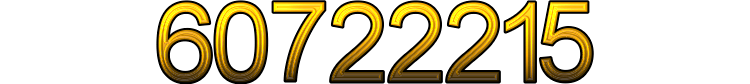 Number 60722215 Number 60722215