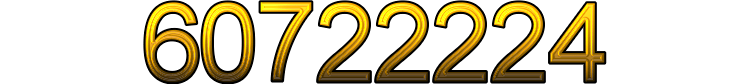 Number 60722224