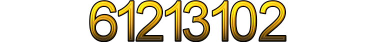 Number 61213102