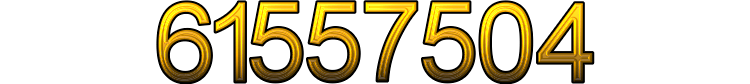 Number 61557504 Number 61557504