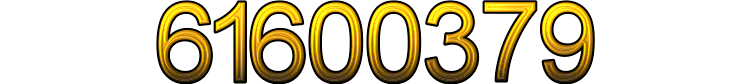 Number 61600379 Number 61600379