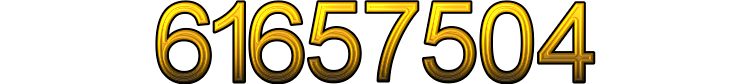Number 61657504