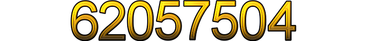 Number 62057504 Number 62057504