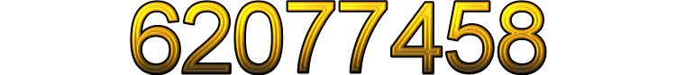 Number 62077458