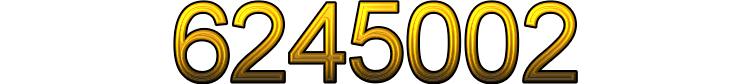 Number 6245002
