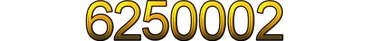 Number 6250002