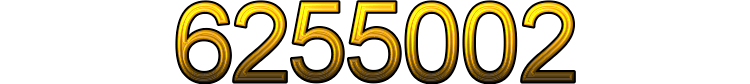 Number 6255002