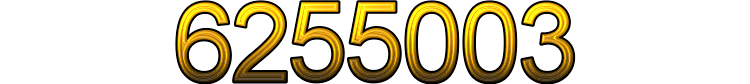 Number 6255003