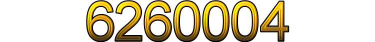 Number 6260004