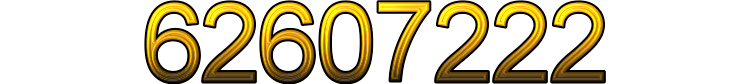Number 62607222