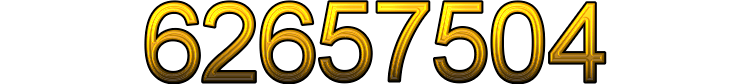 Number 62657504 Number 62657504