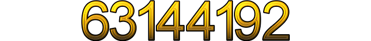 Number 63144192 Number 63144192