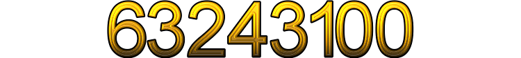 Number 63243100
