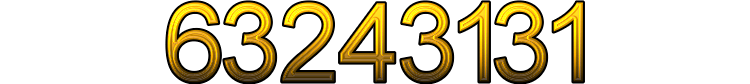 Number 63243131