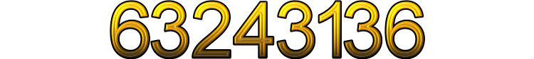 Number 63243136