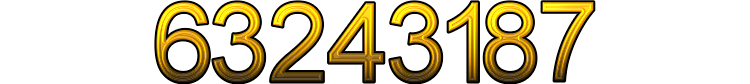 Number 63243187 Number 63243187