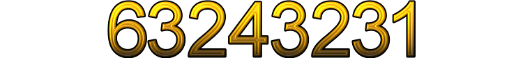 Number 63243231
