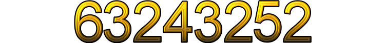 Number 63243252