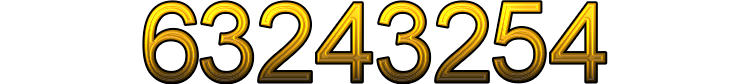 Number 63243254