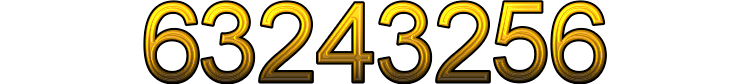 Number 63243256