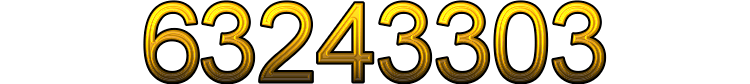 Number 63243303 Number 63243303