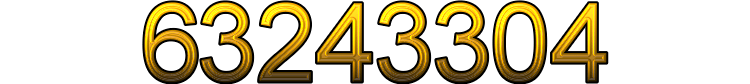 Number 63243304 Number 63243304