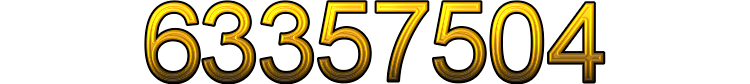 Number 63357504 Number 63357504