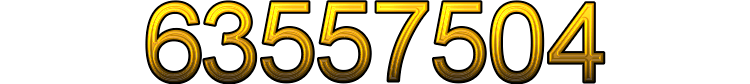 Number 63557504 Number 63557504