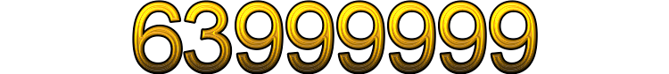 Number 63999999