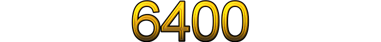 Number 6400