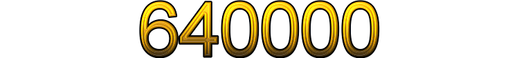 Number 640000