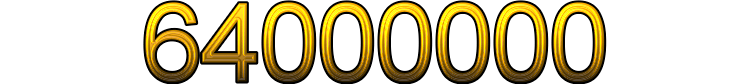 Number 64000000