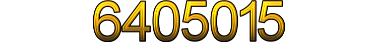 Number 6405015