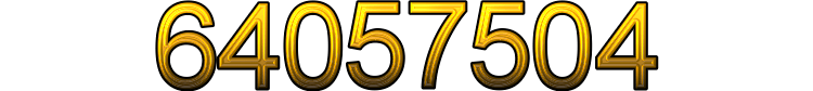 Number 64057504