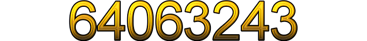 Number 64063243