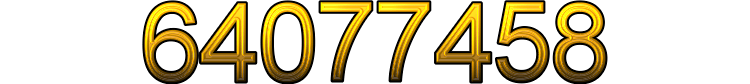 Number 64077458 Number 64077458