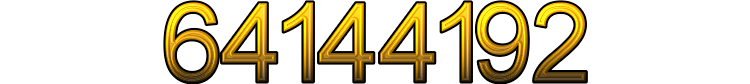 Number 64144192 Number 64144192