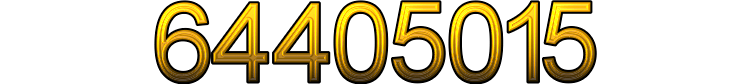 Number 64405015