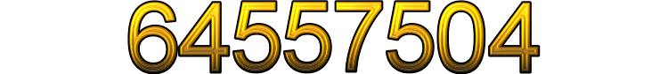 Number 64557504 Number 64557504