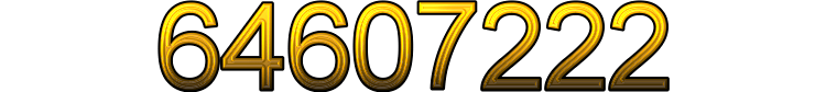 Number 64607222