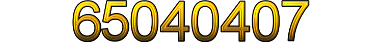 Number 65040407