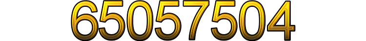 Number 65057504