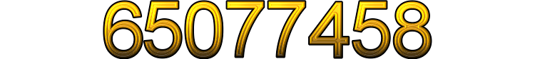 Number 65077458