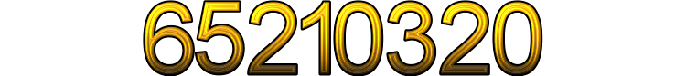 Number 65210320
