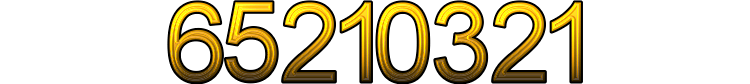 Number 65210321