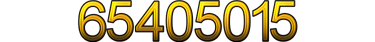 Number 65405015