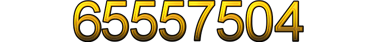 Number 65557504 Number 65557504