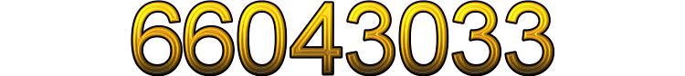 Number 66043033